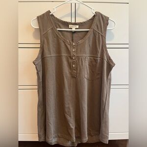 Olive Green Tank Top